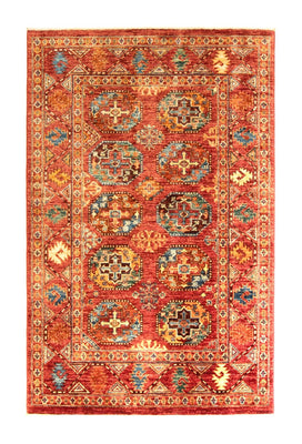 Afghan Rug - Filpa - 149 x 98 cm - red