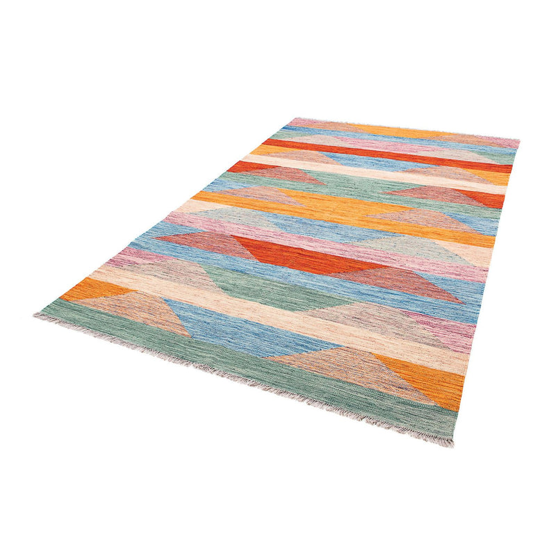 Kelim Rug - Splash - 244 x 159 cm - multicolored