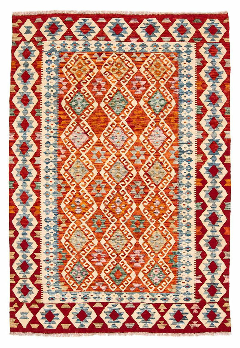 Kelim Rug - Splash - 236 x 172 cm - multicolored