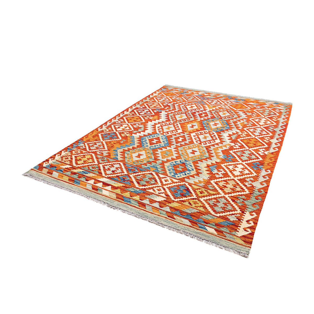 Kelim Rug - Splash - 250 x 180 cm - multicolored