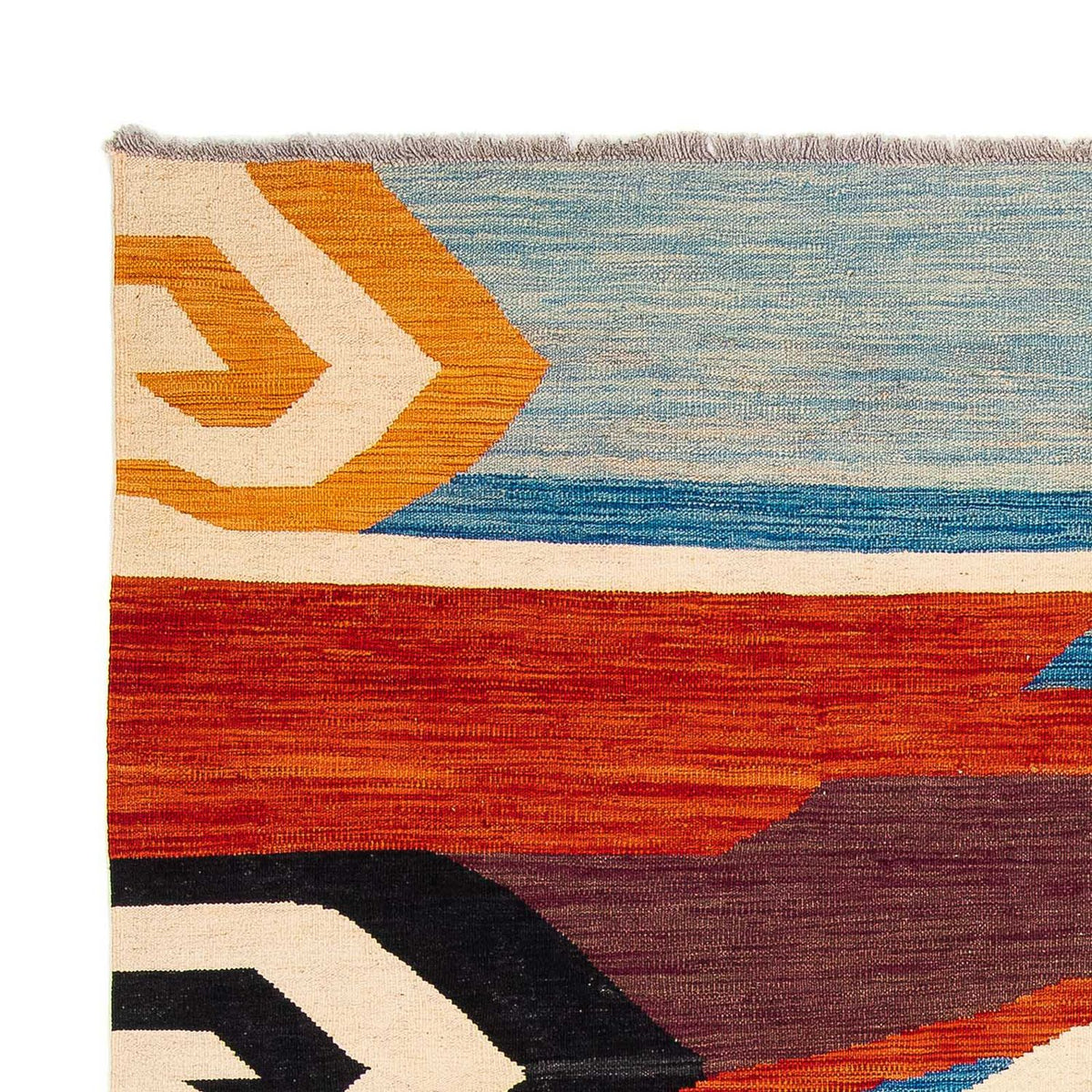 Kelim Rug - Splash - 243 x 179 cm - multicolored