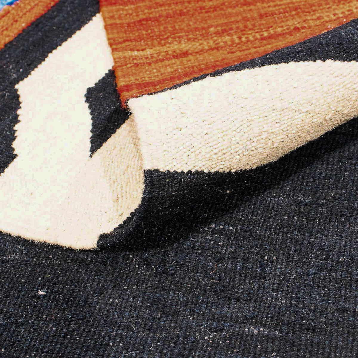 Kelim Rug - Splash - 243 x 179 cm - multicolored