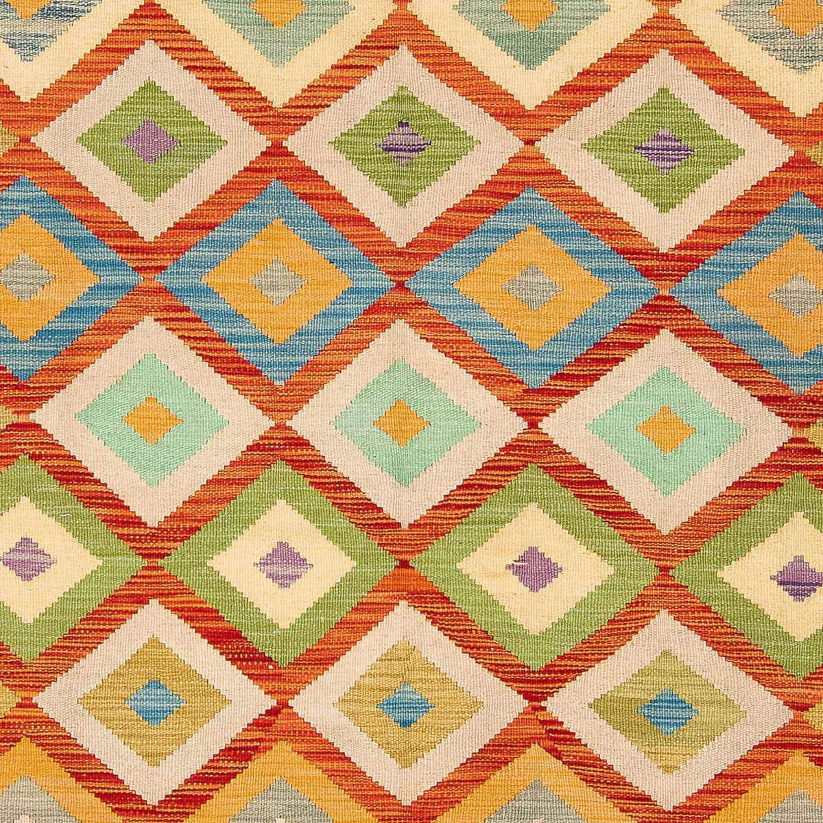 Kelim Rug - Splash - 241 x 171 cm - multicolored