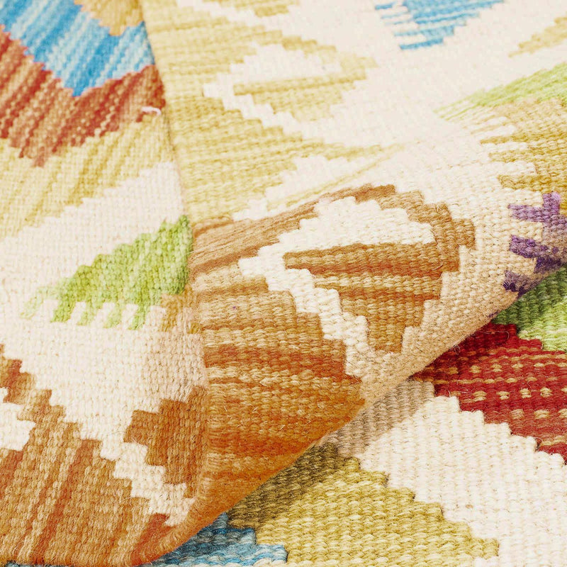 Kelim Rug - Splash - 241 x 171 cm - multicolored