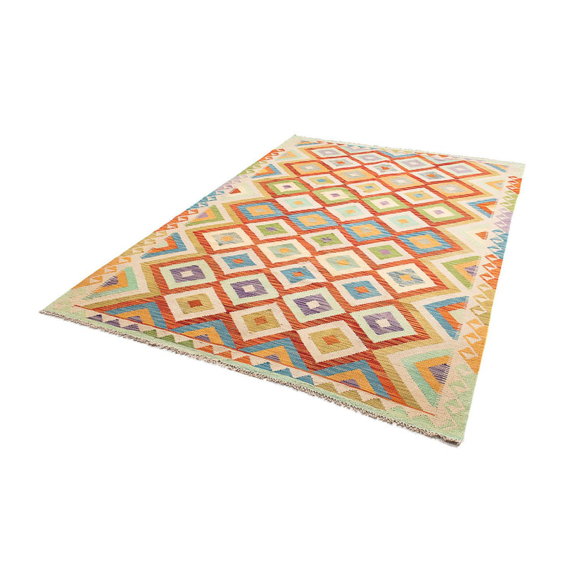 Kelim Rug - Splash - 241 x 171 cm - multicolored