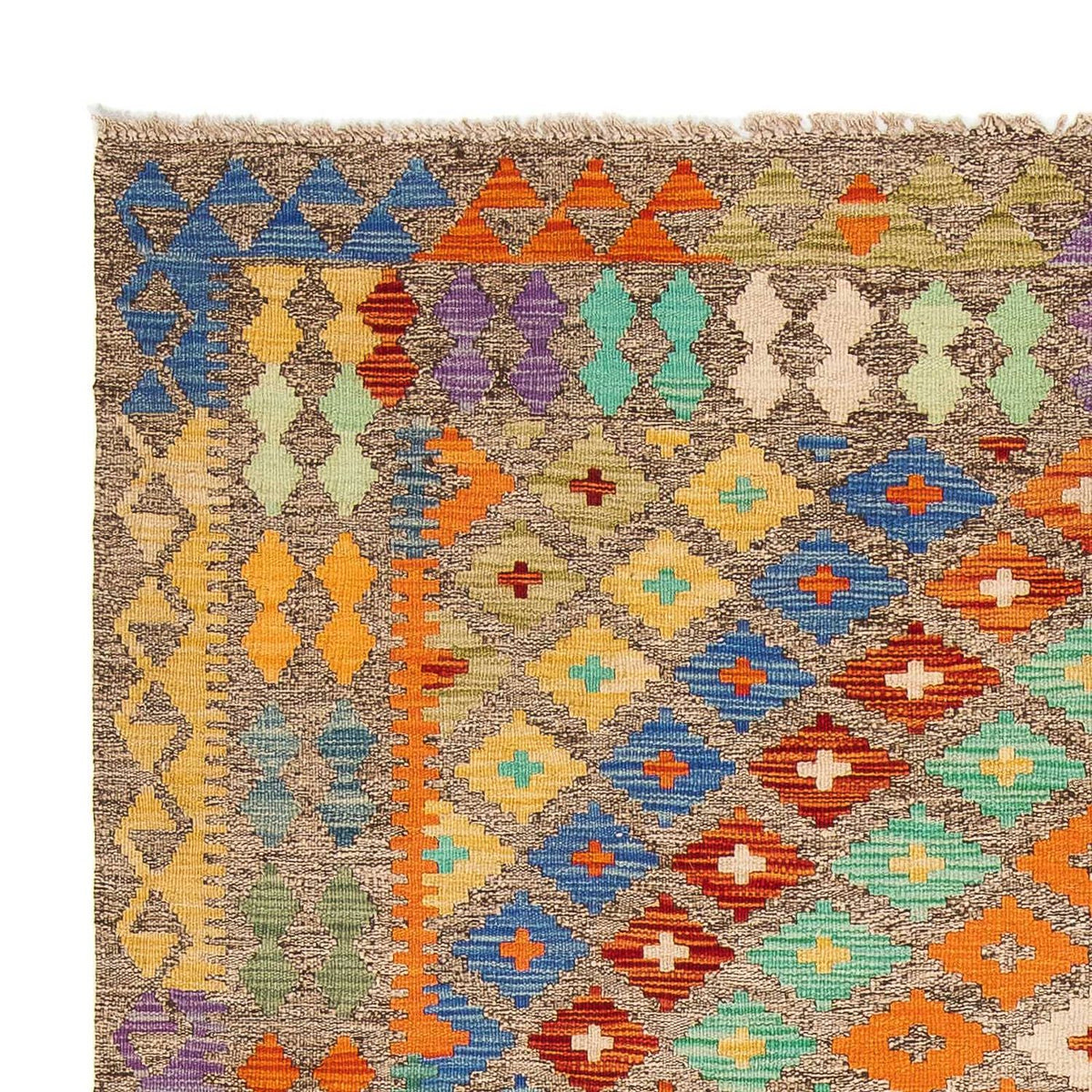 Kelim Rug - Splash - 234 x 169 cm - multicolored