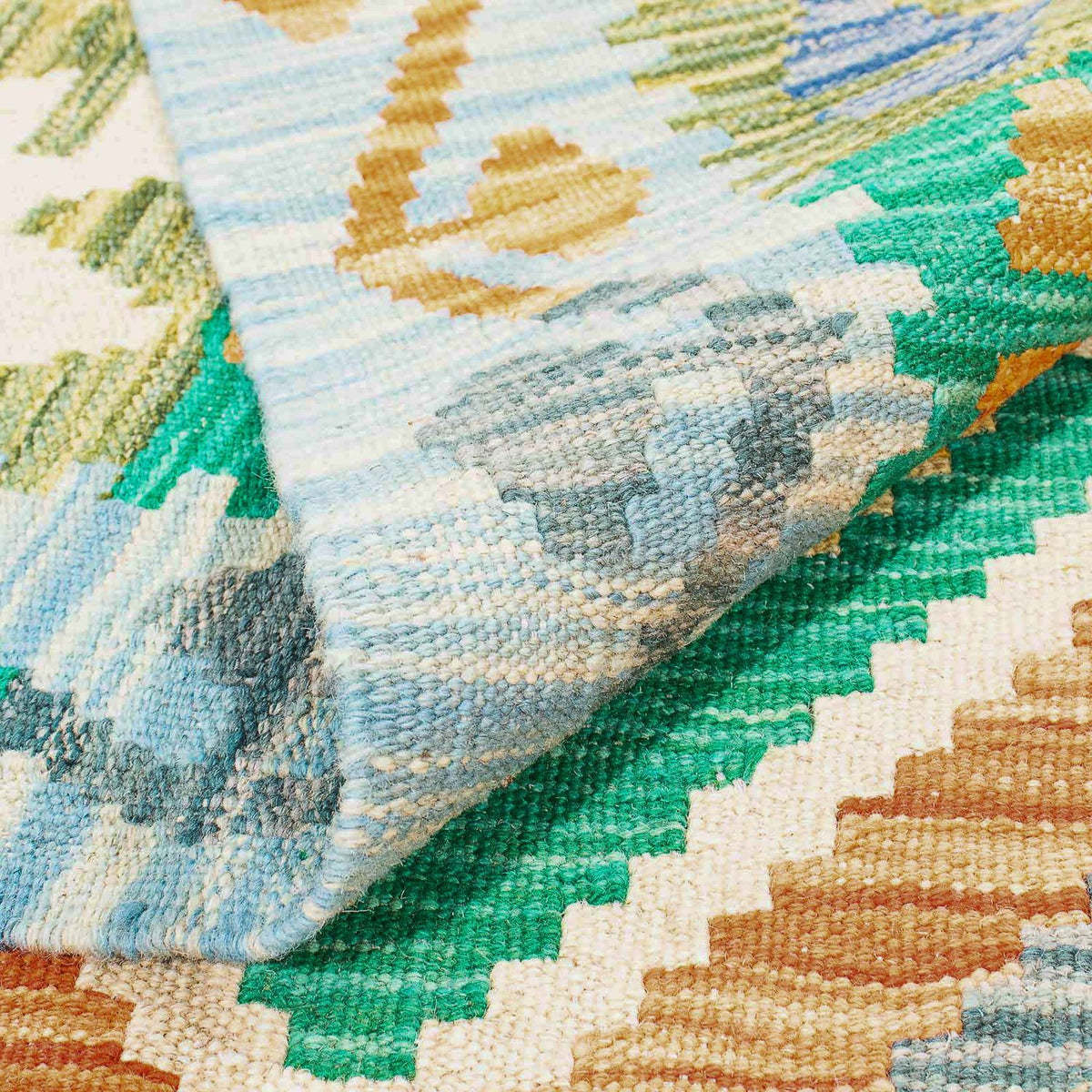 Kelim Rug - Splash - 245 x 185 cm - multicolored