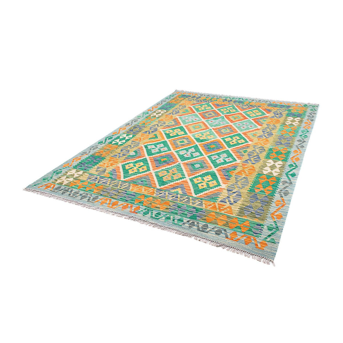 Kelim Rug - Splash - 245 x 185 cm - multicolored