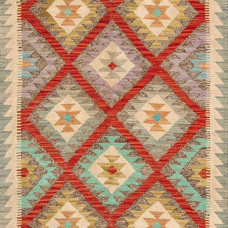 Kelim Rug - Splash - 239 x 174 cm - multicolored