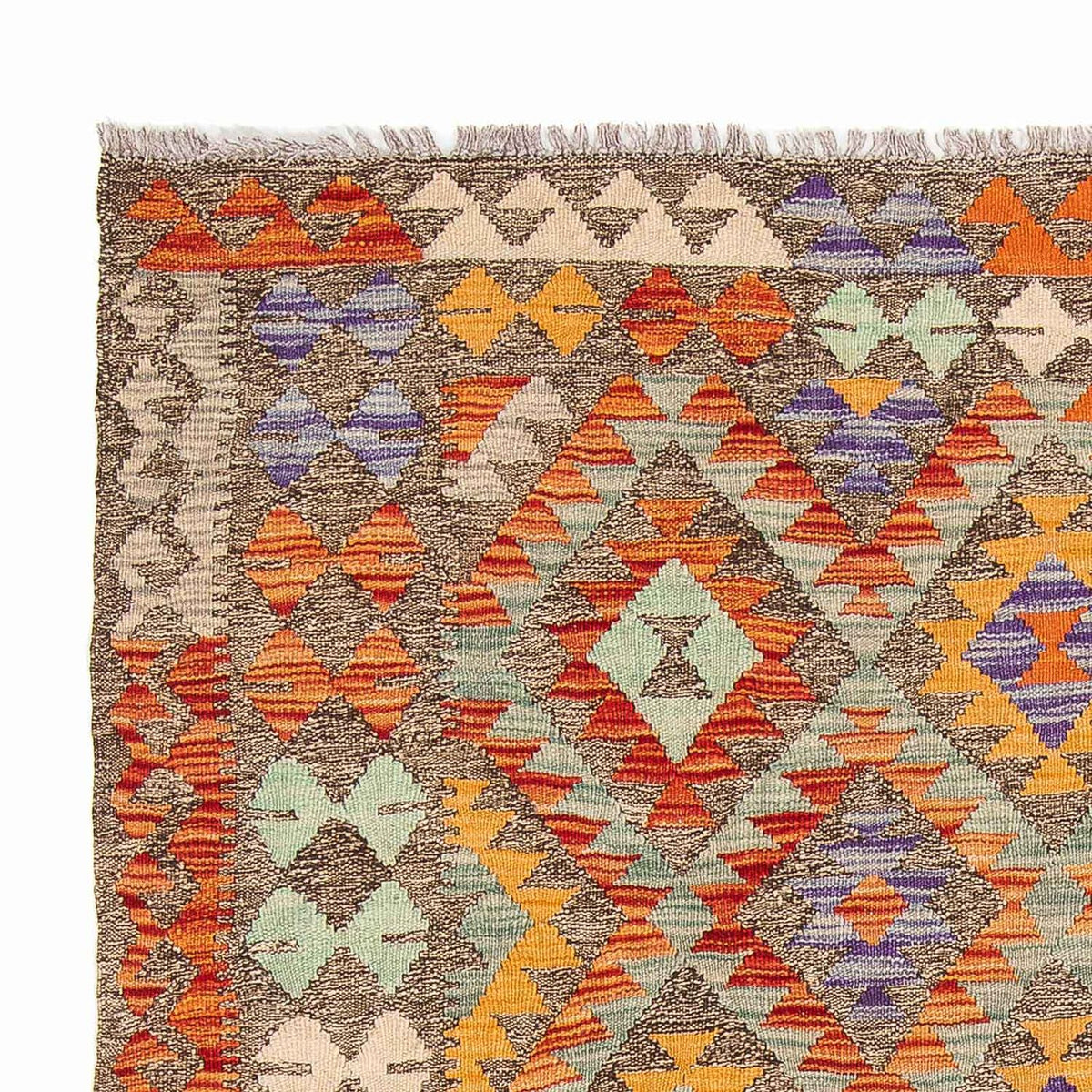 Kelim Rug - Splash - 203 x 152 cm - multicolored