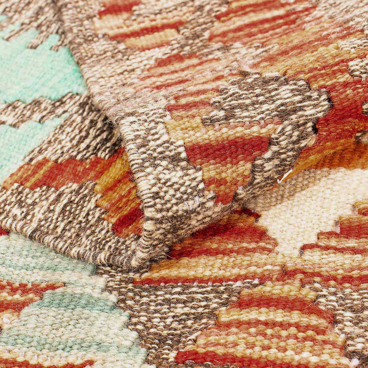 Kelim Rug - Splash - 203 x 152 cm - multicolored