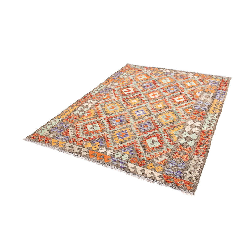 Kelim Rug - Splash - 203 x 152 cm - multicolored