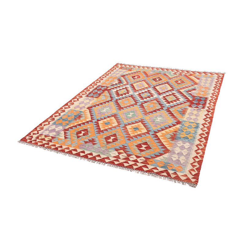 Kelim Rug - Splash - 194 x 152 cm - multicolored