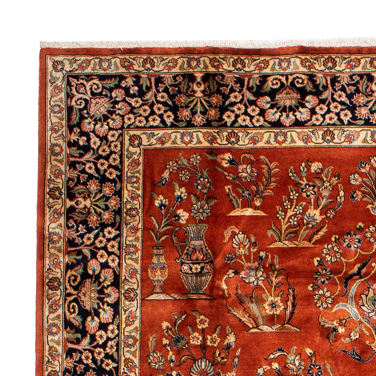 Perser Rug - Keshan - 276 x 215 cm - rust