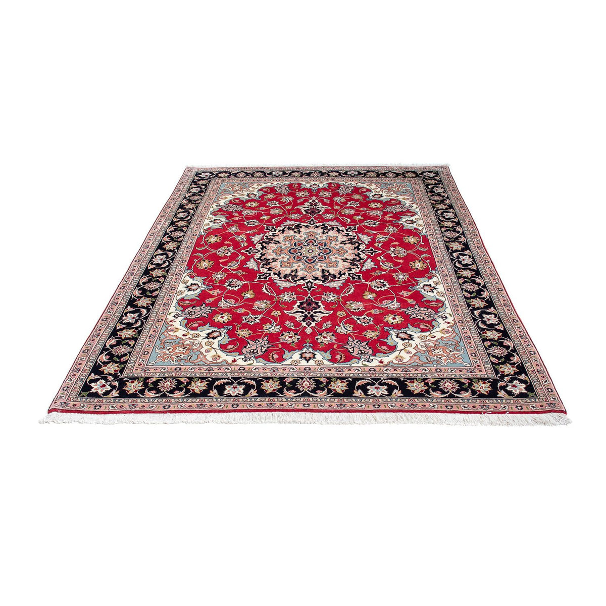 Perser Rug - Tabriz - 201 x 151 cm - red