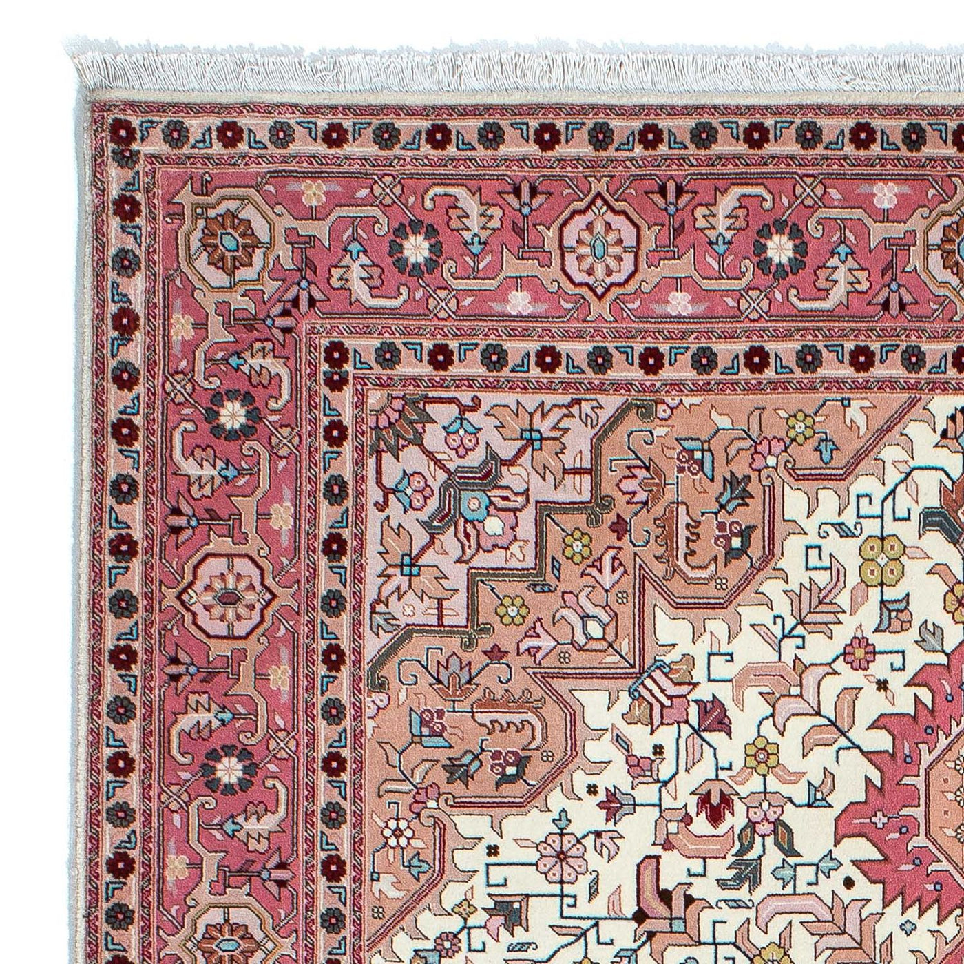 Tabriz - 60 Raj Rug 213x152cm - Persian Rugs