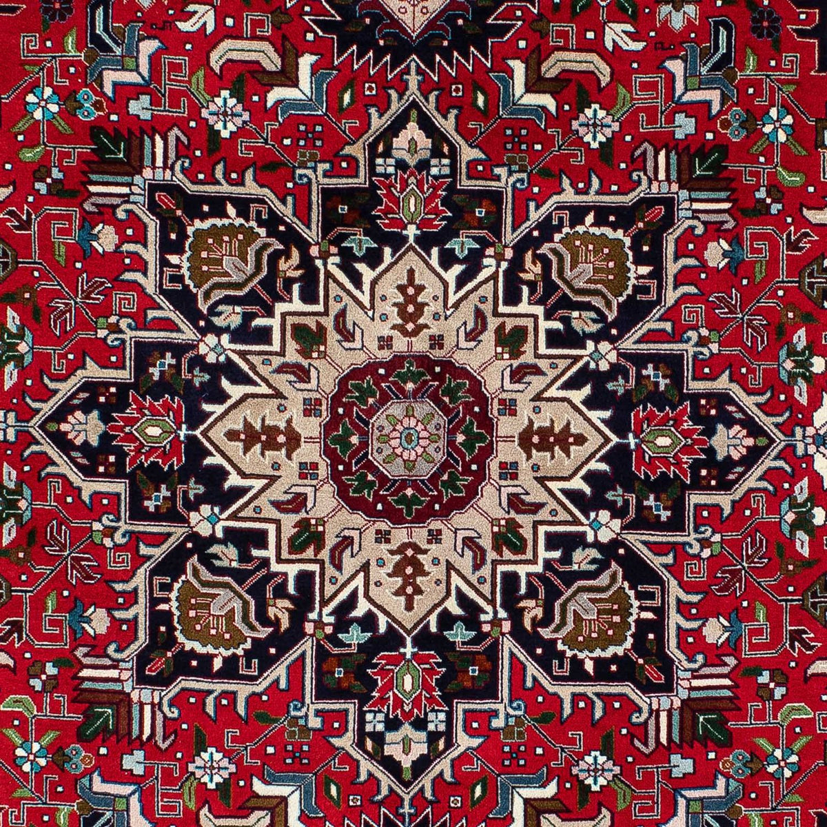 Perser Rug - Tabriz - Royal - 206 x 151 cm - red