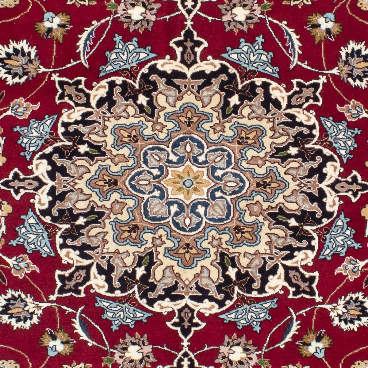 Perser Rug - Tabriz - Royal - 198 x 155 cm - dark red