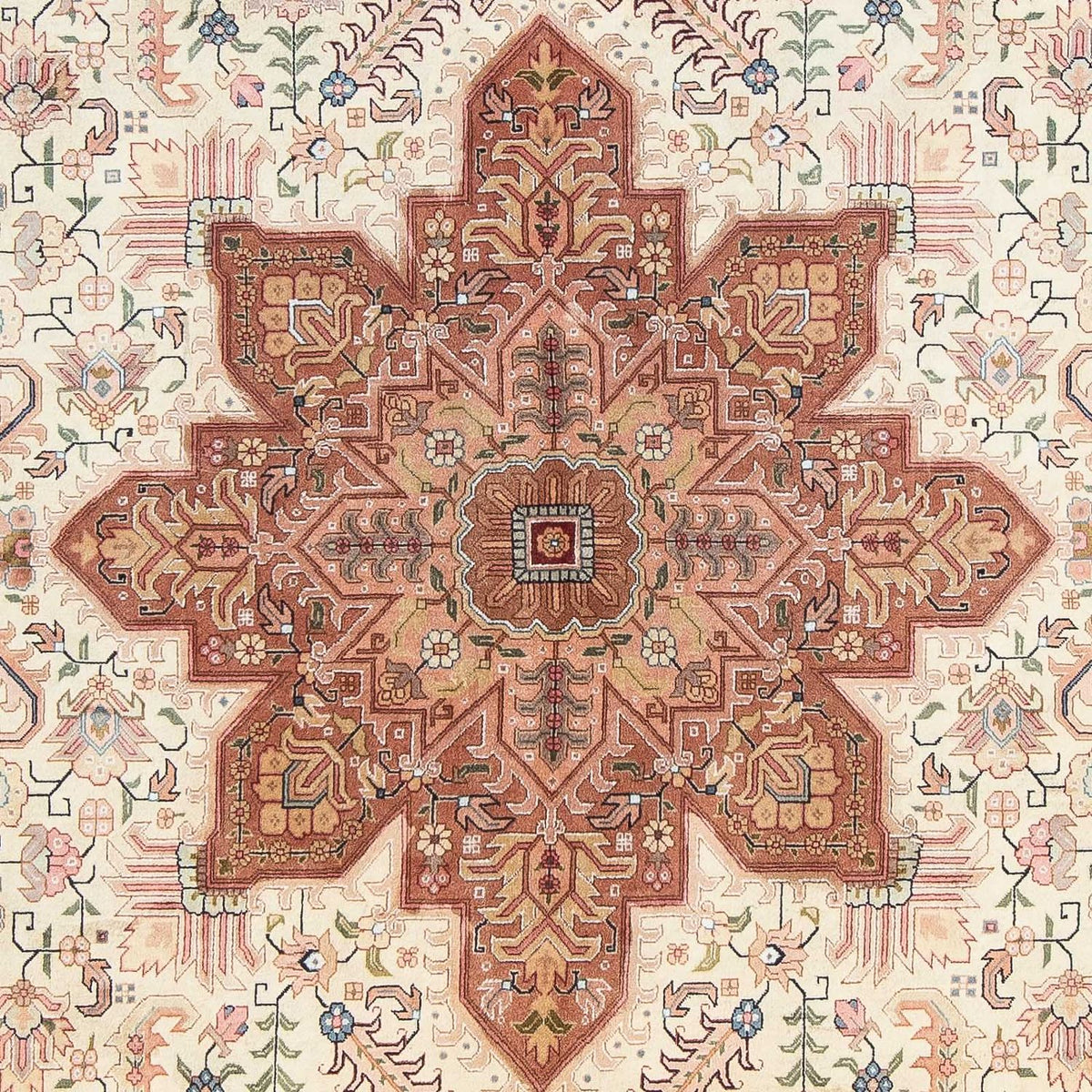 Perser Rug - Tabriz - 313 x 203 cm - brown