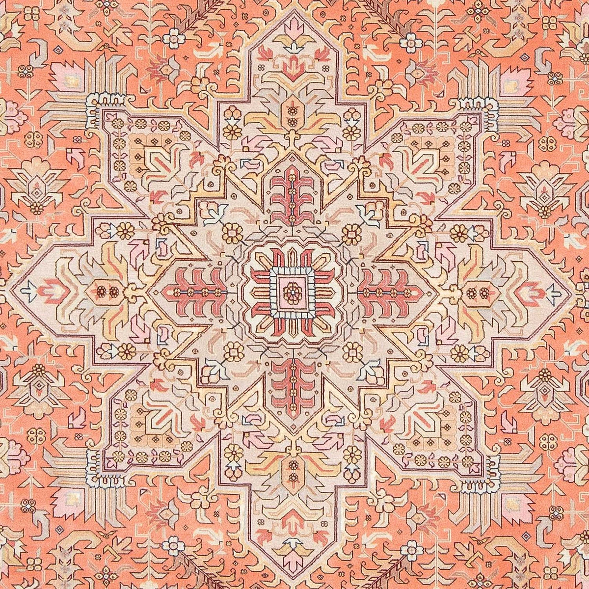 Perser Rug - Tabriz - Royal - 302 x 206 cm - light red