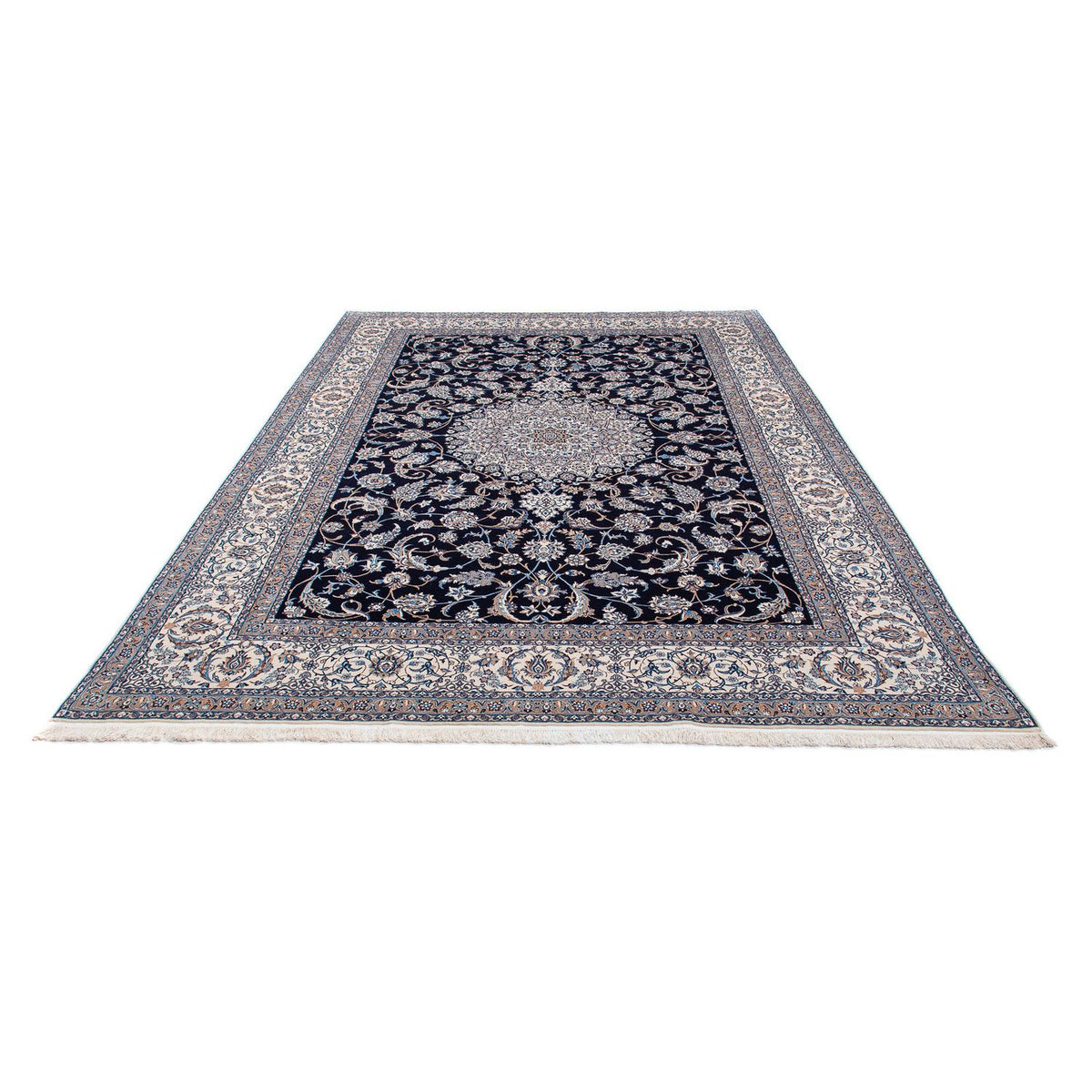 Perser Rug - Nain - Premium - 310 x 202 cm - dark blue