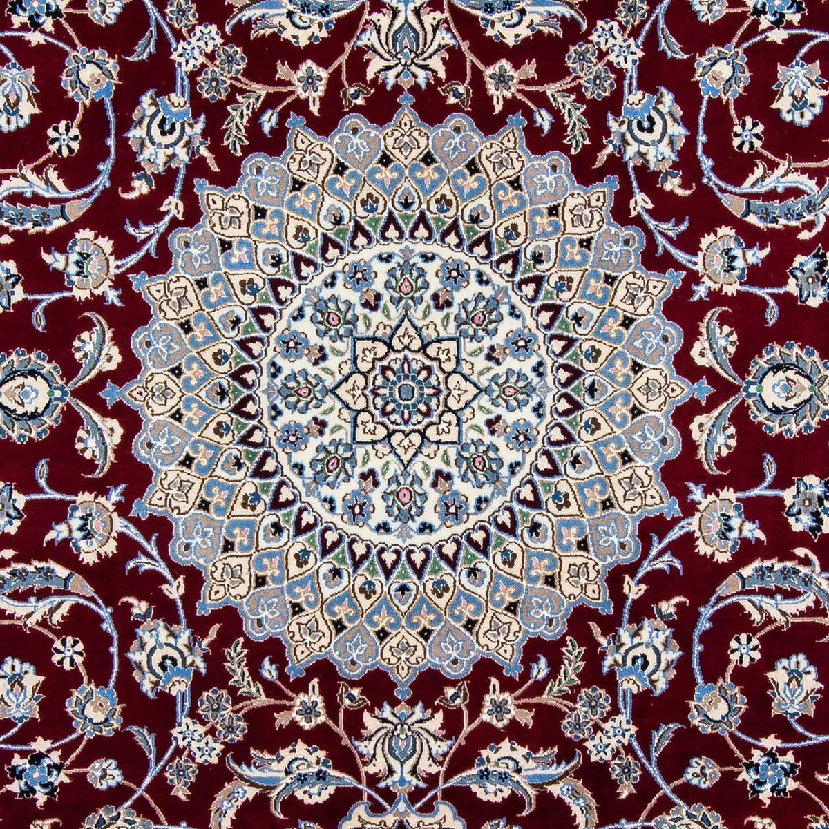 Perser Rug - Nain - Royal - 298 x 206 cm - dark red