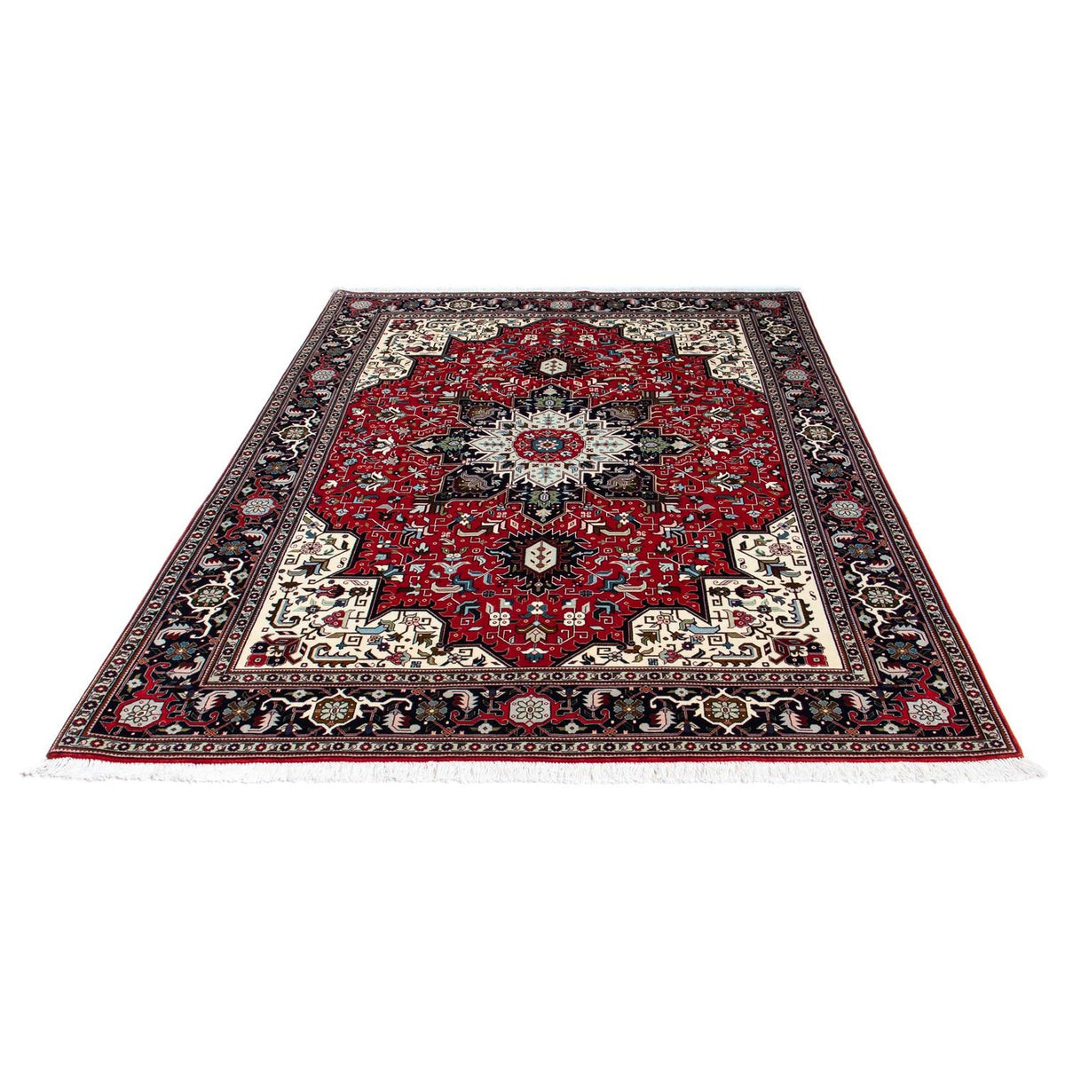 Perser Rug - Tabriz - Royal - 212 x 154 cm - dark red