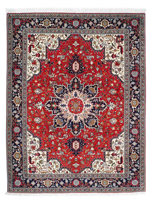 Perser Rug - Tabriz - Royal - 196 x 152 cm - dark red