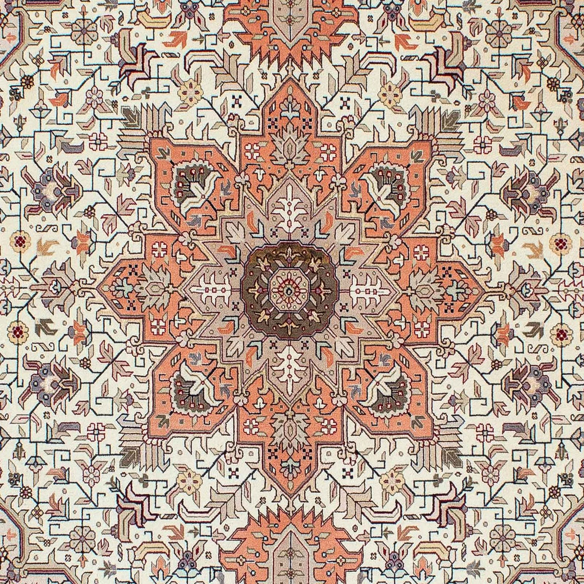 Perser Rug - Tabriz - Royal - 208 x 154 cm - beige