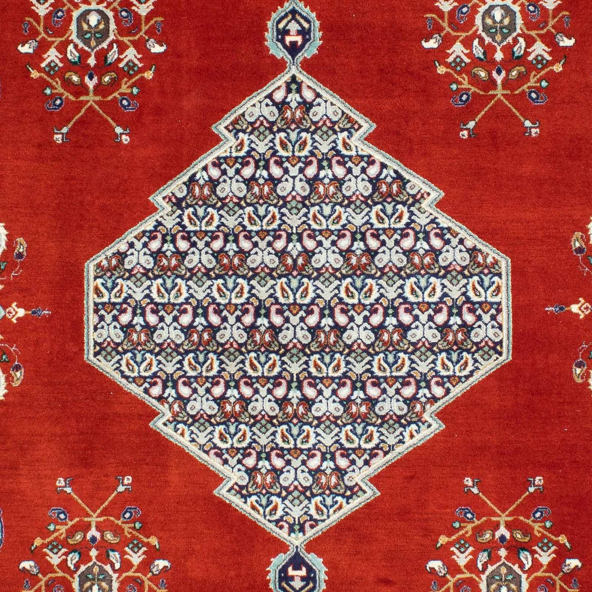Perser Rug - Ghom - 243 x 179 cm - dark red