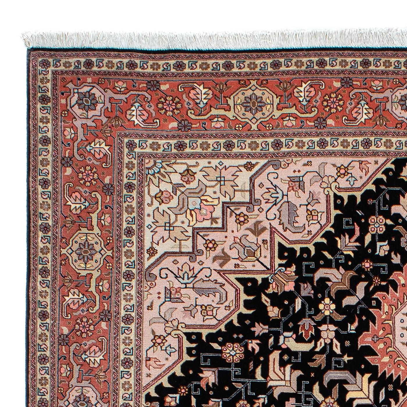 Tabriz - 50 Raj Rug 214x151cm - Persian Rugs