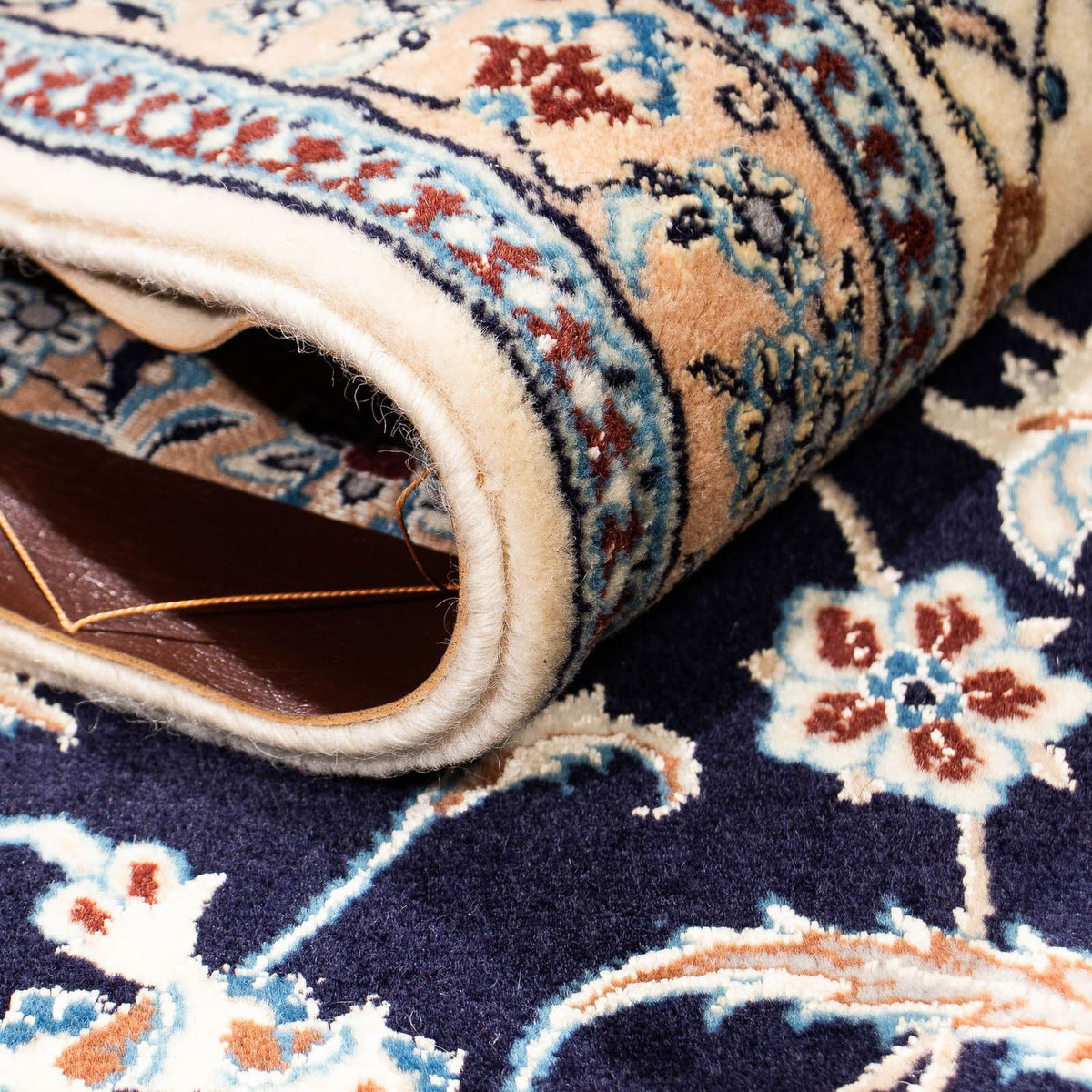 Perser Rug - Nain - Premium - 267 x 173 cm - dark blue