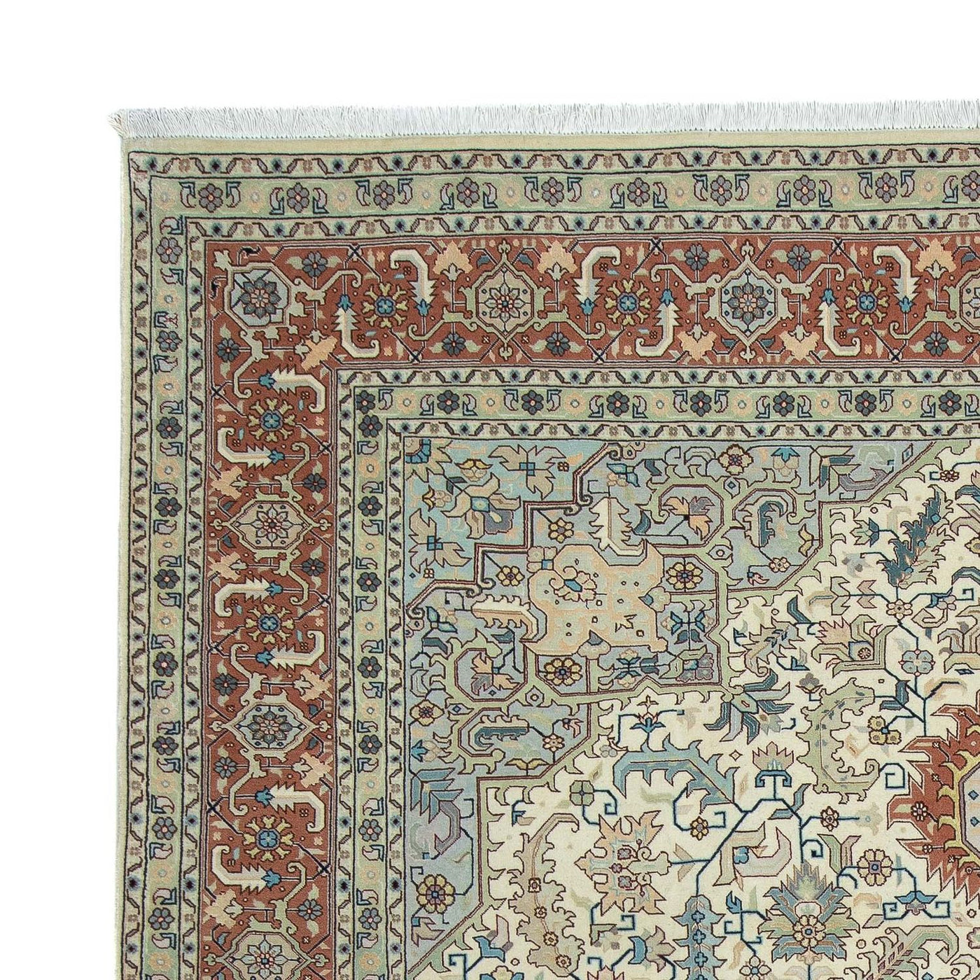 Tabriz - 50 Raj Rug 303x207cm - Persian Rugs
