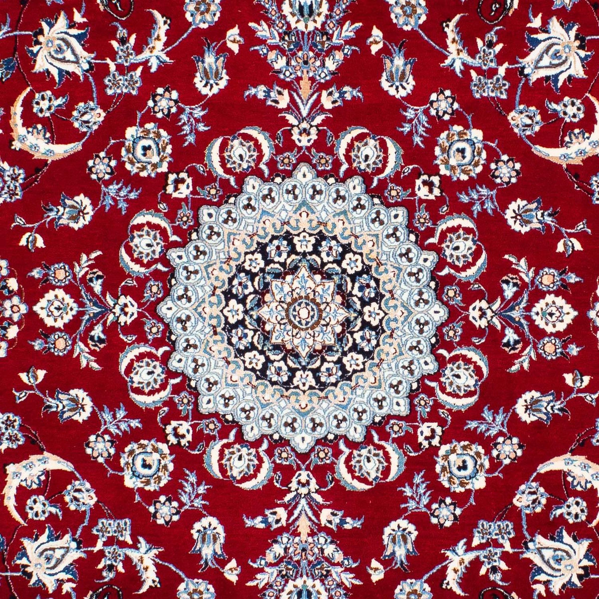 Perser Rug - Nain - Premium - 236 x 153 cm - dark red