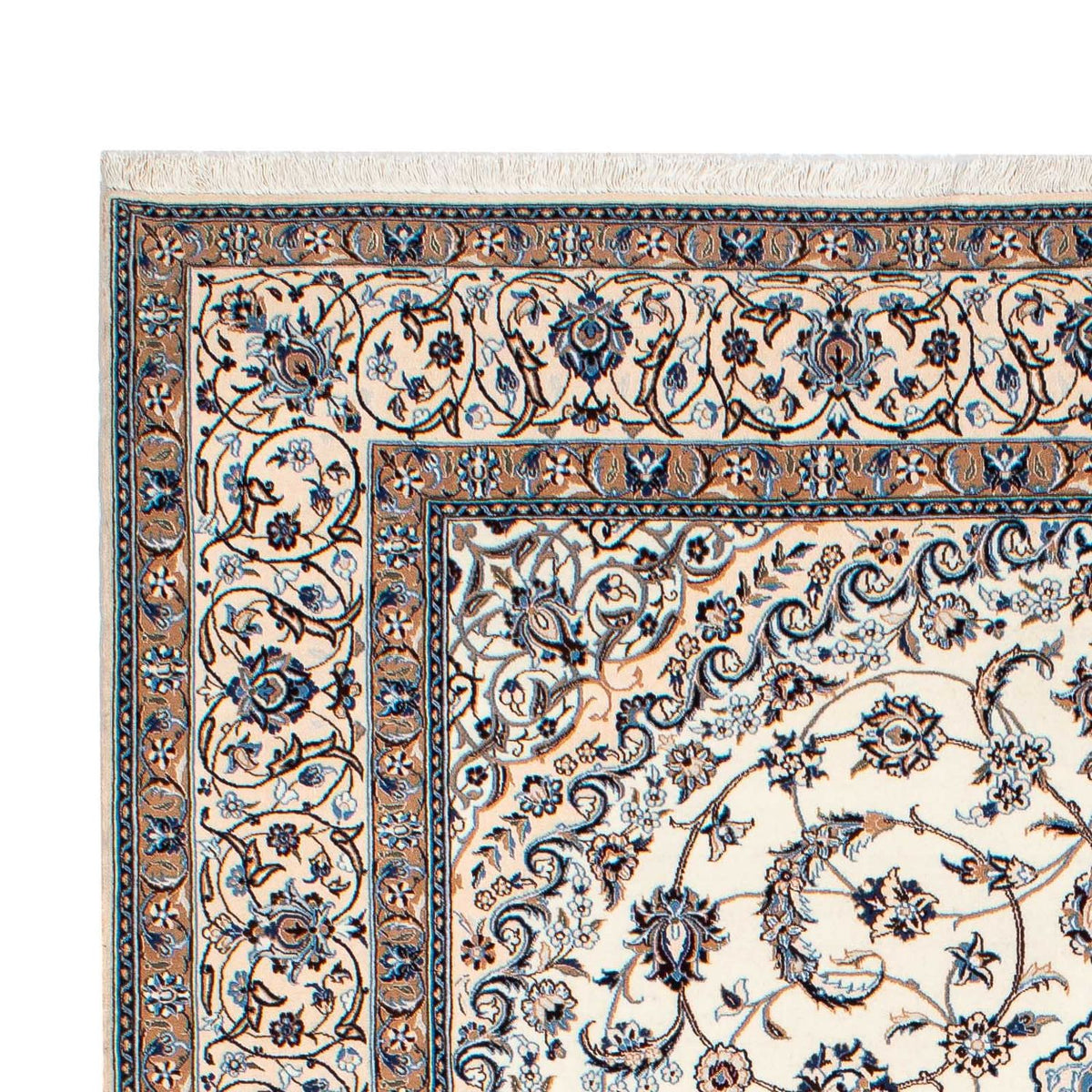 Perser Rug - Nain - Premium - 243 x 160 cm - beige