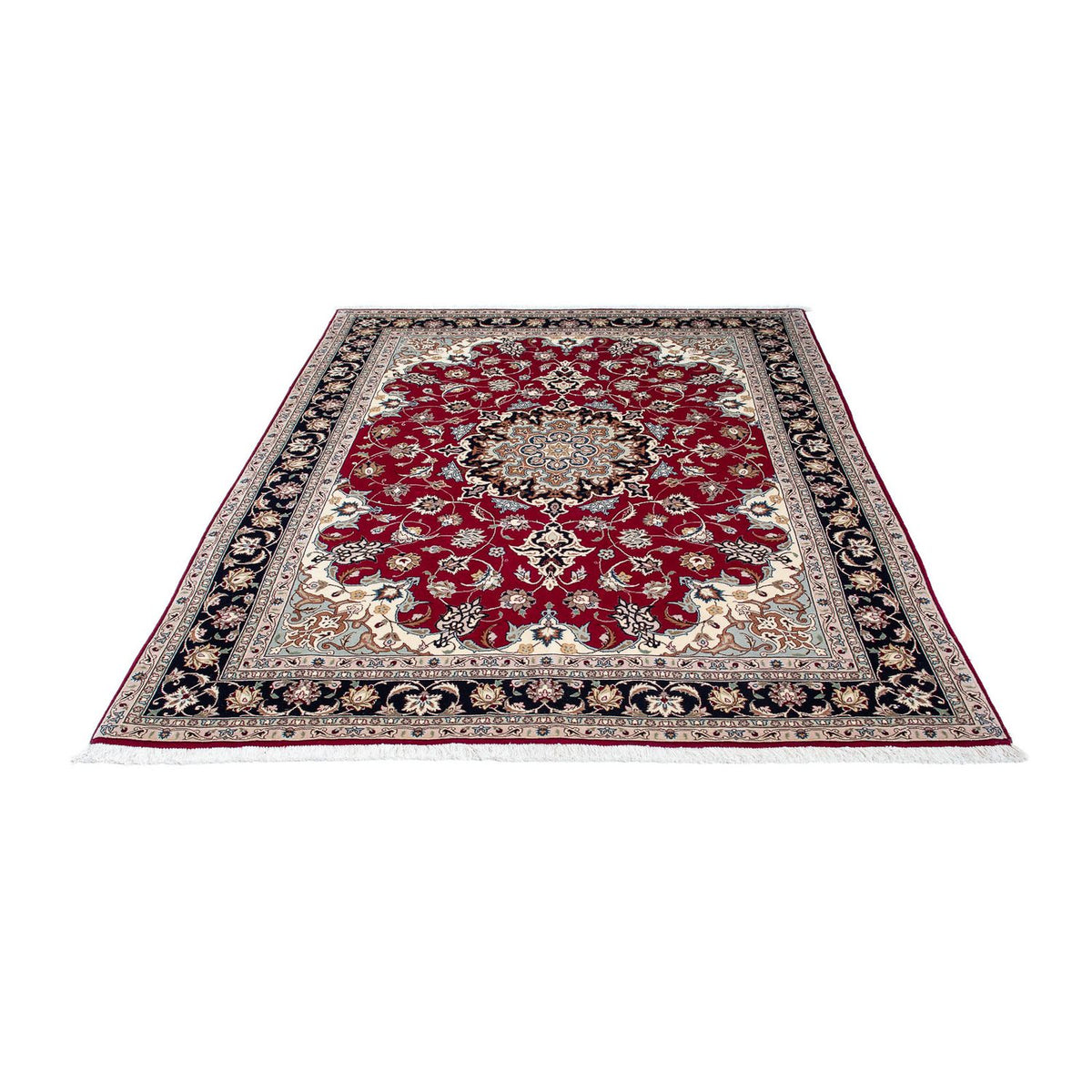 Perser Rug - Tabriz - Royal - 200 x 150 cm - dark red