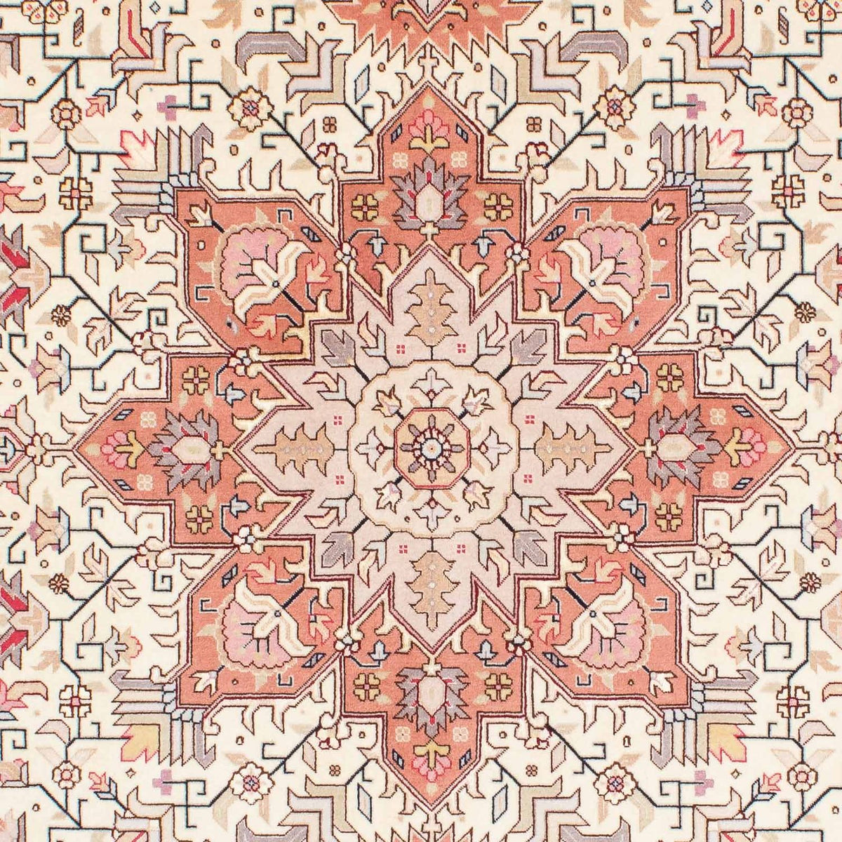 Perser Rug - Tabriz - Royal - 208 x 153 cm - beige