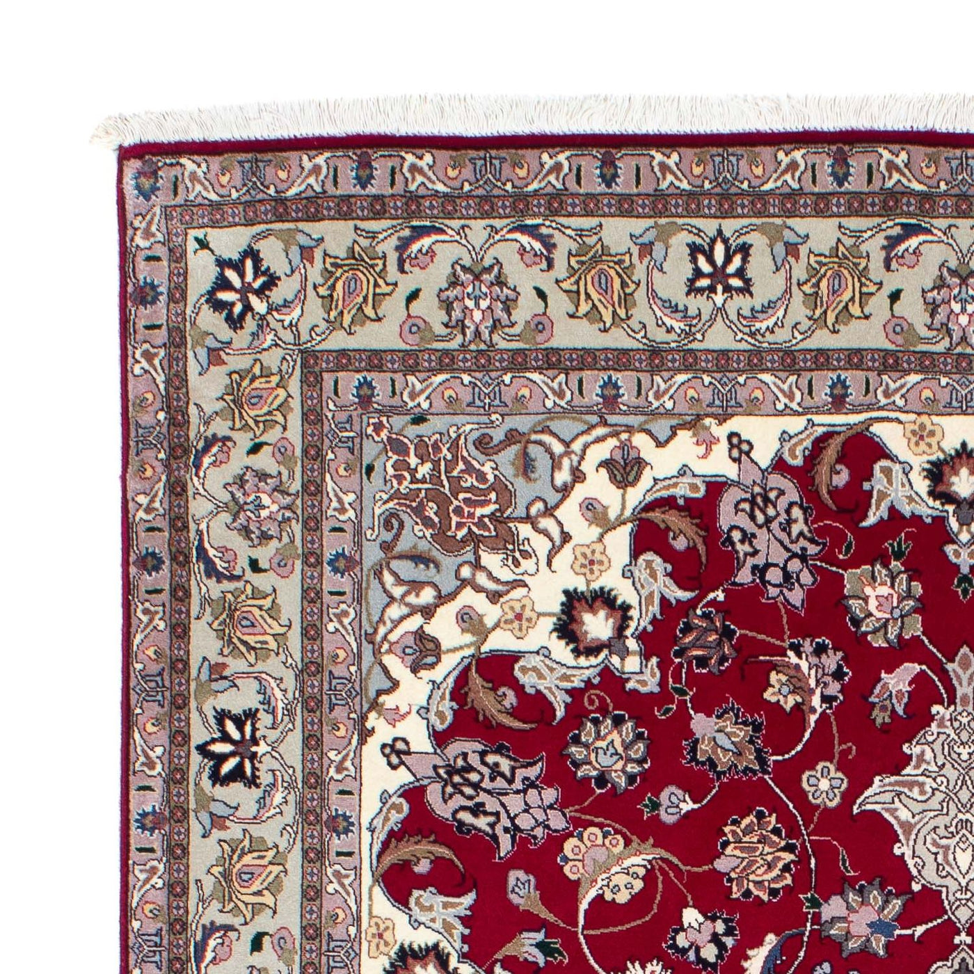 Tabriz - 50 Raj Rug 202x150cm - Persian Rugs