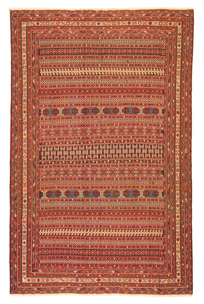 Afshar Sirjan Rug 196x291cm - Persian Rugs