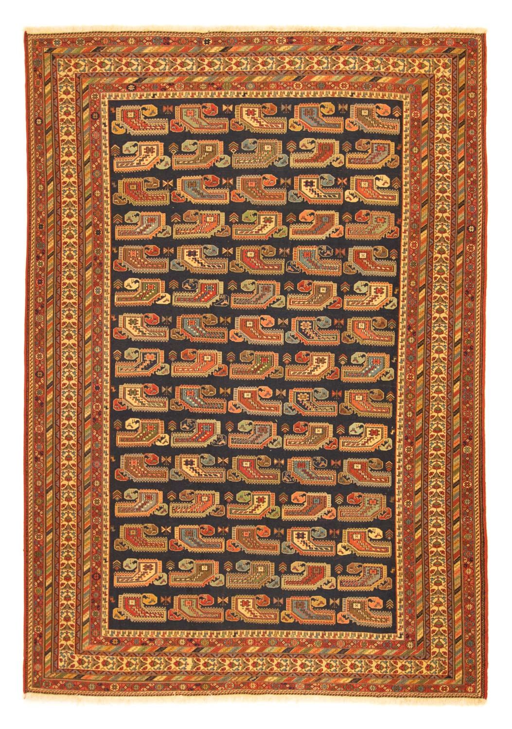 Perser Rug - Nomadic - 283 x 194 cm - dark blue