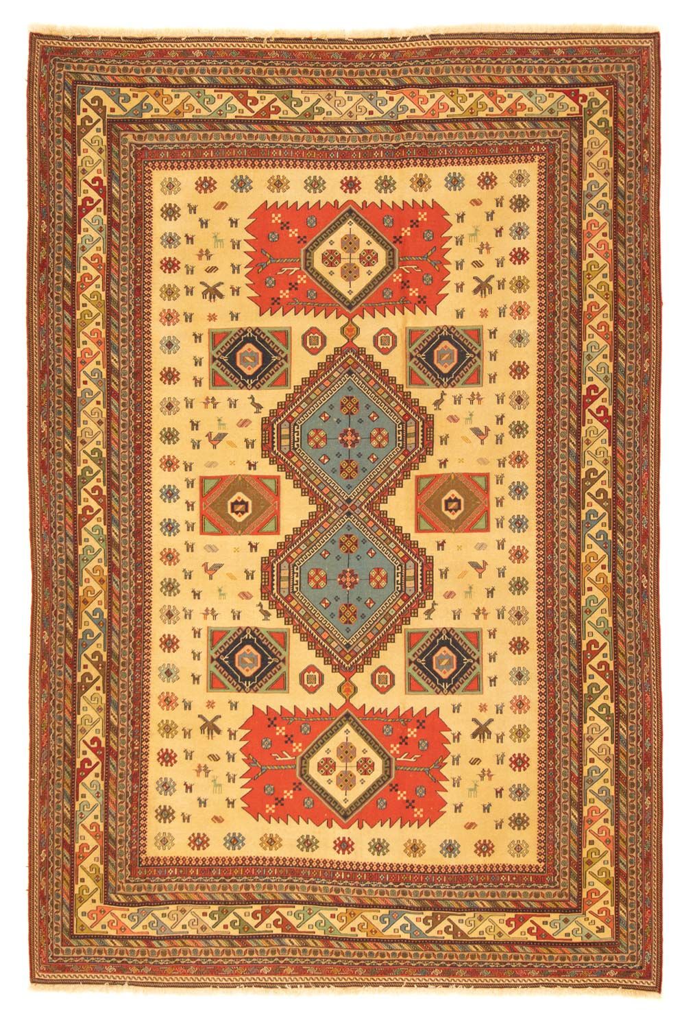 Perser Rug - Nomadic - 298 x 201 cm - gold