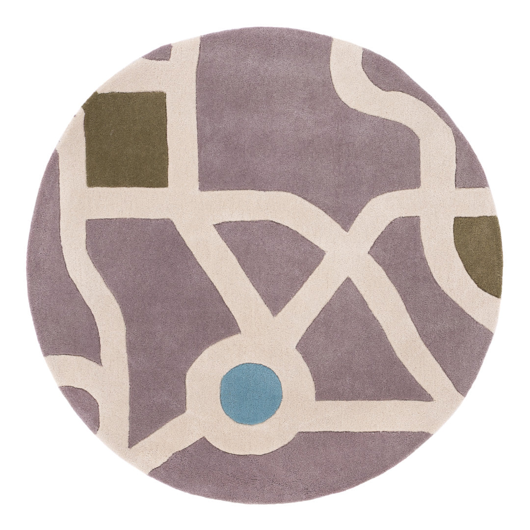 City Play Street Kids Rug Round