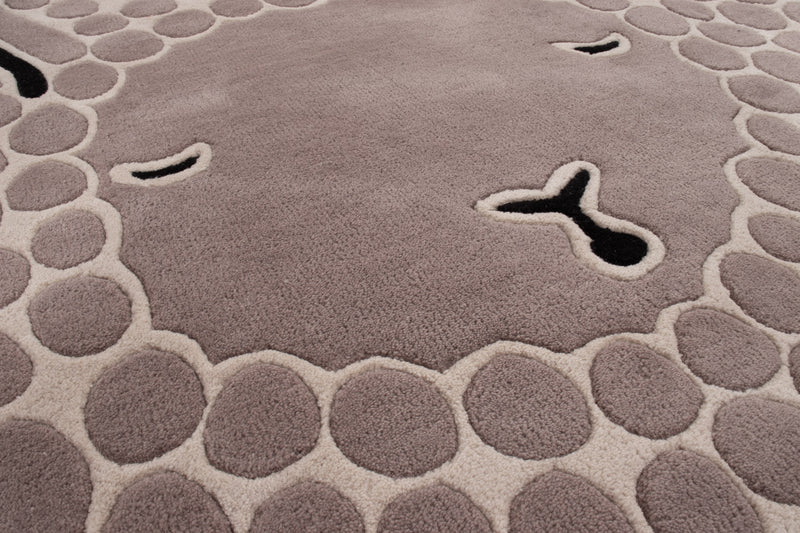 Fluffy Clouds Kids Rug Round