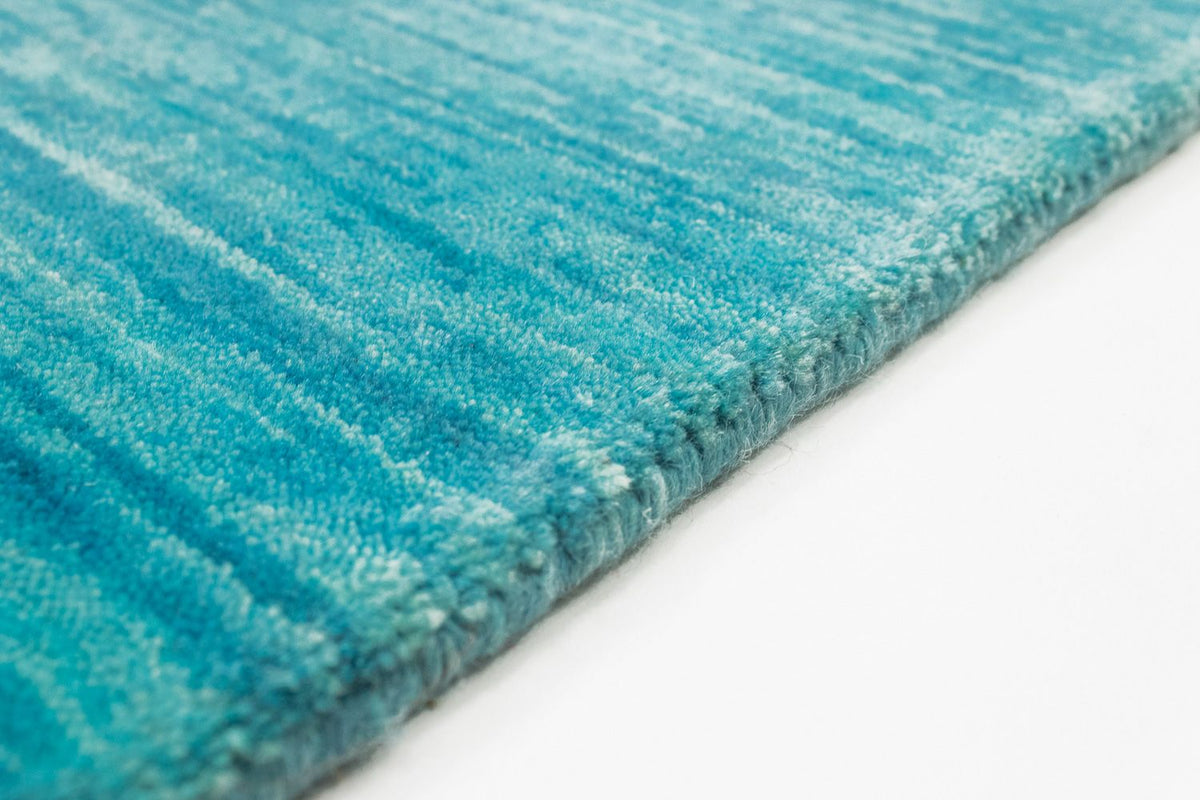 Runner Gabbeh Rug - Indus - 200 x 80 cm - turquoise