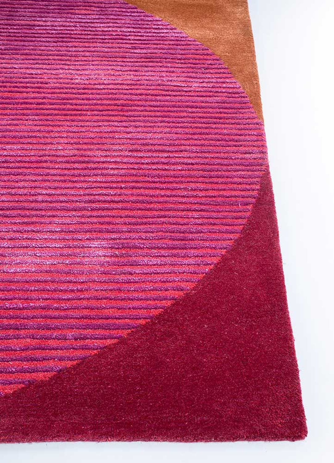 Wool Rug other shape  - 270 x 180 cm - rose