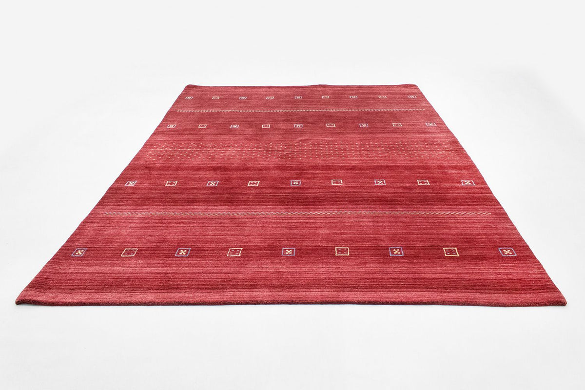 Wool Rug - 240 x 170 cm - red
