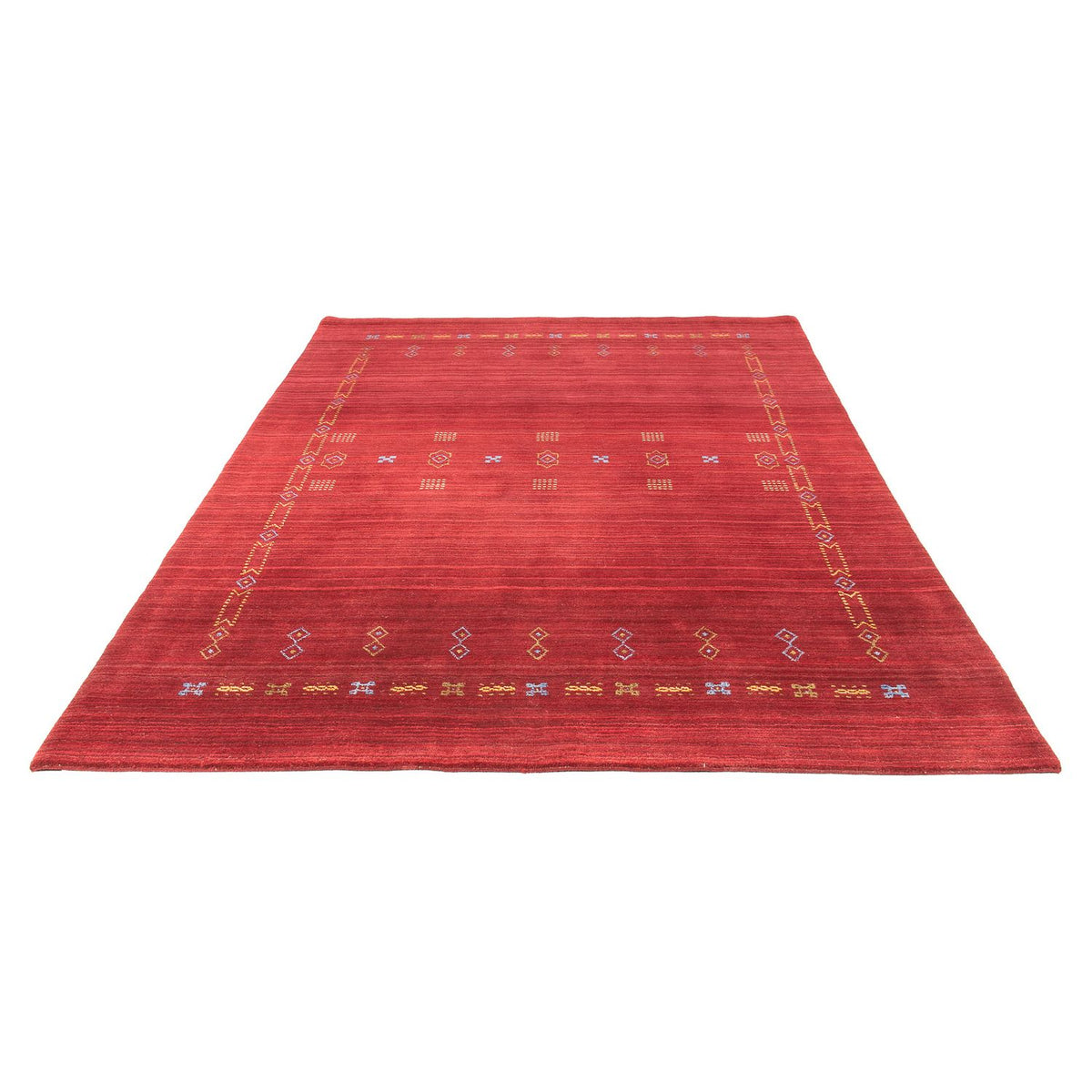 Gabbeh Rug - Loribaft Softy - 240 x 170 cm - dark red