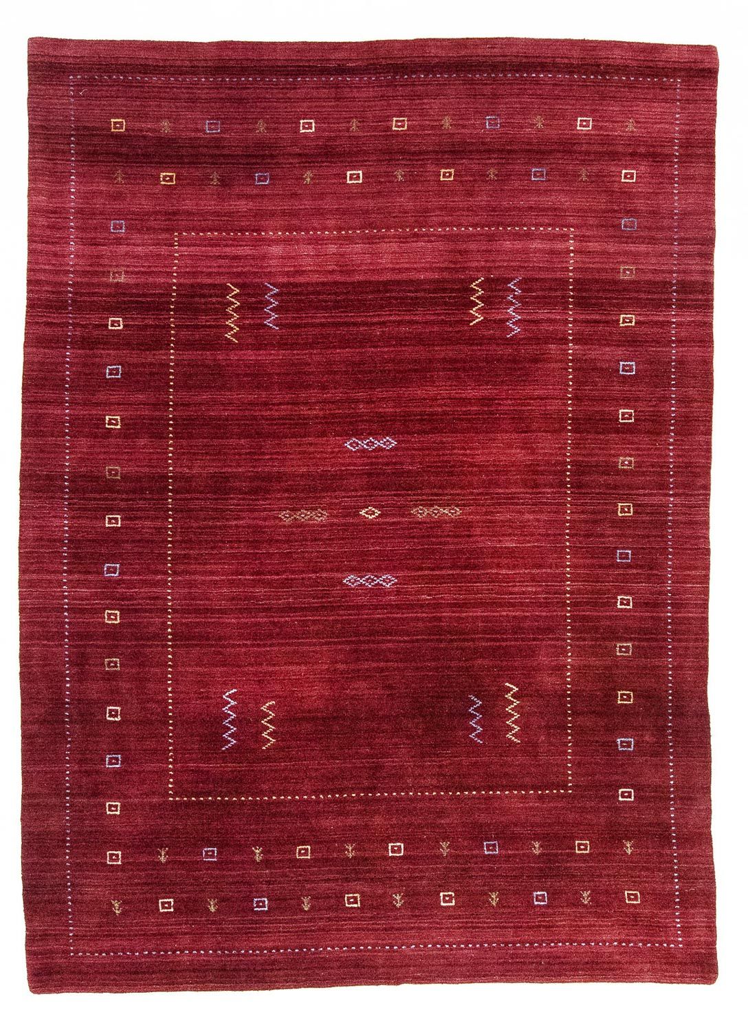 Gabbeh Rug - Softy - 240 x 170 cm - red
