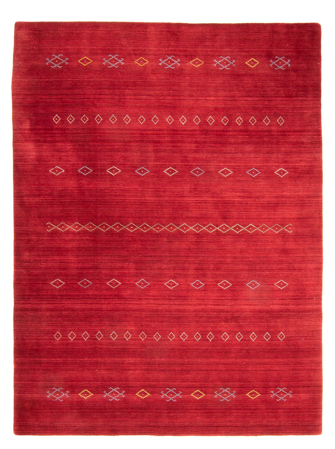 Gabbeh Rug - Loribaft Softy - 240 x 170 cm - dark red