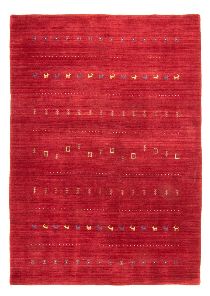 Gabbeh Rug - Loribaft Softy - 240 x 170 cm - dark red